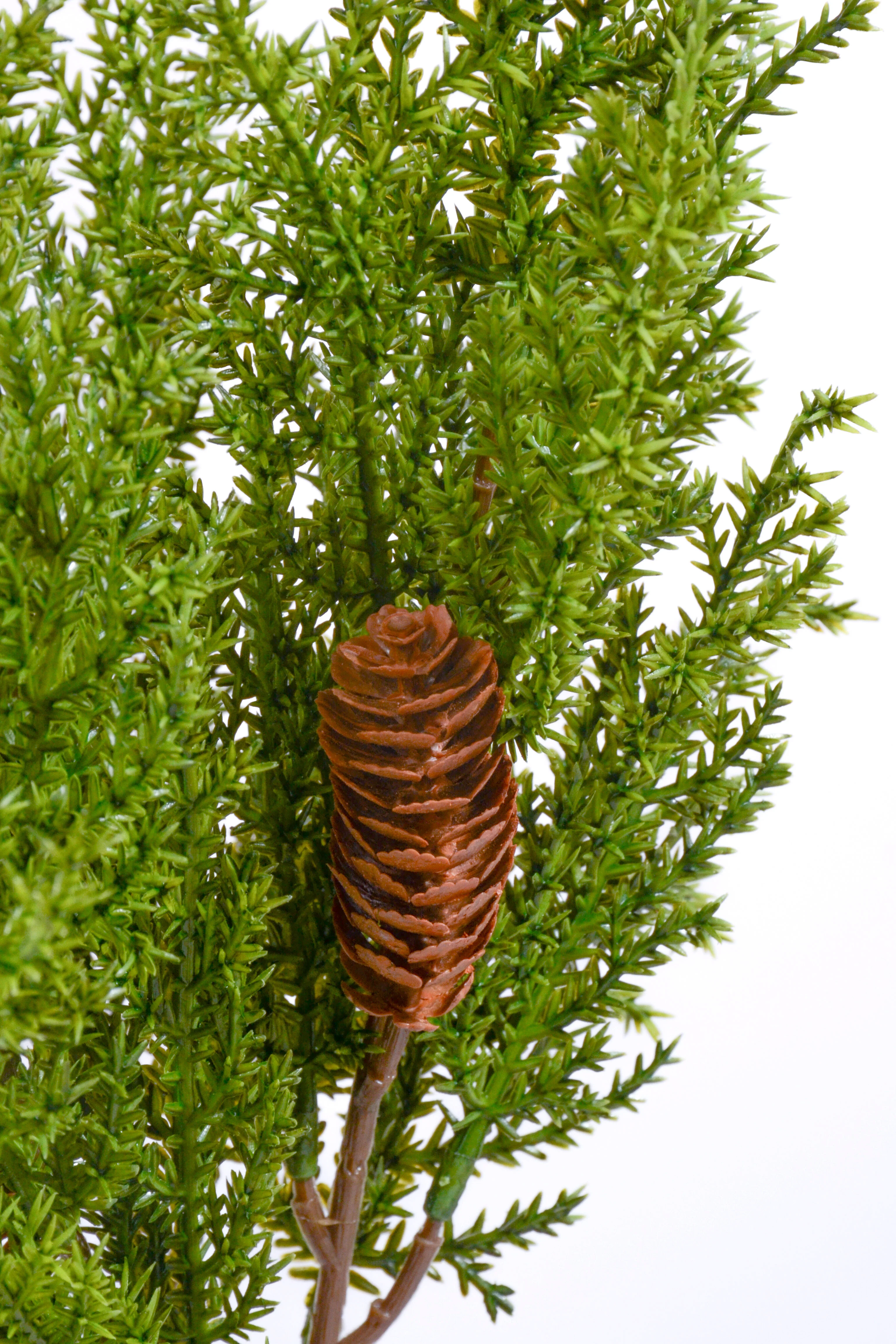 18'' Cedar Pick With Pinecone Pkg/5 Green - Image 2