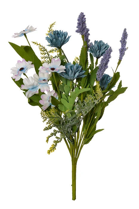 18" Mum Filler Bush Dusty Blue/Lavender