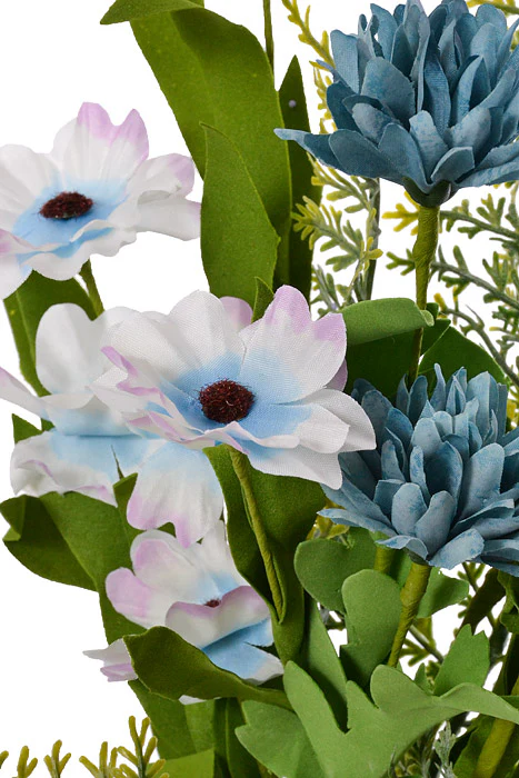 18" Mum Filler Bush Dusty Blue/Lavender - Image 2