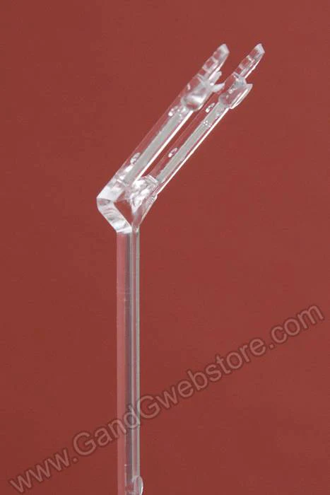 18" Plastic Candlelite Cardette Holder Clear Pkg/100 - Image 2