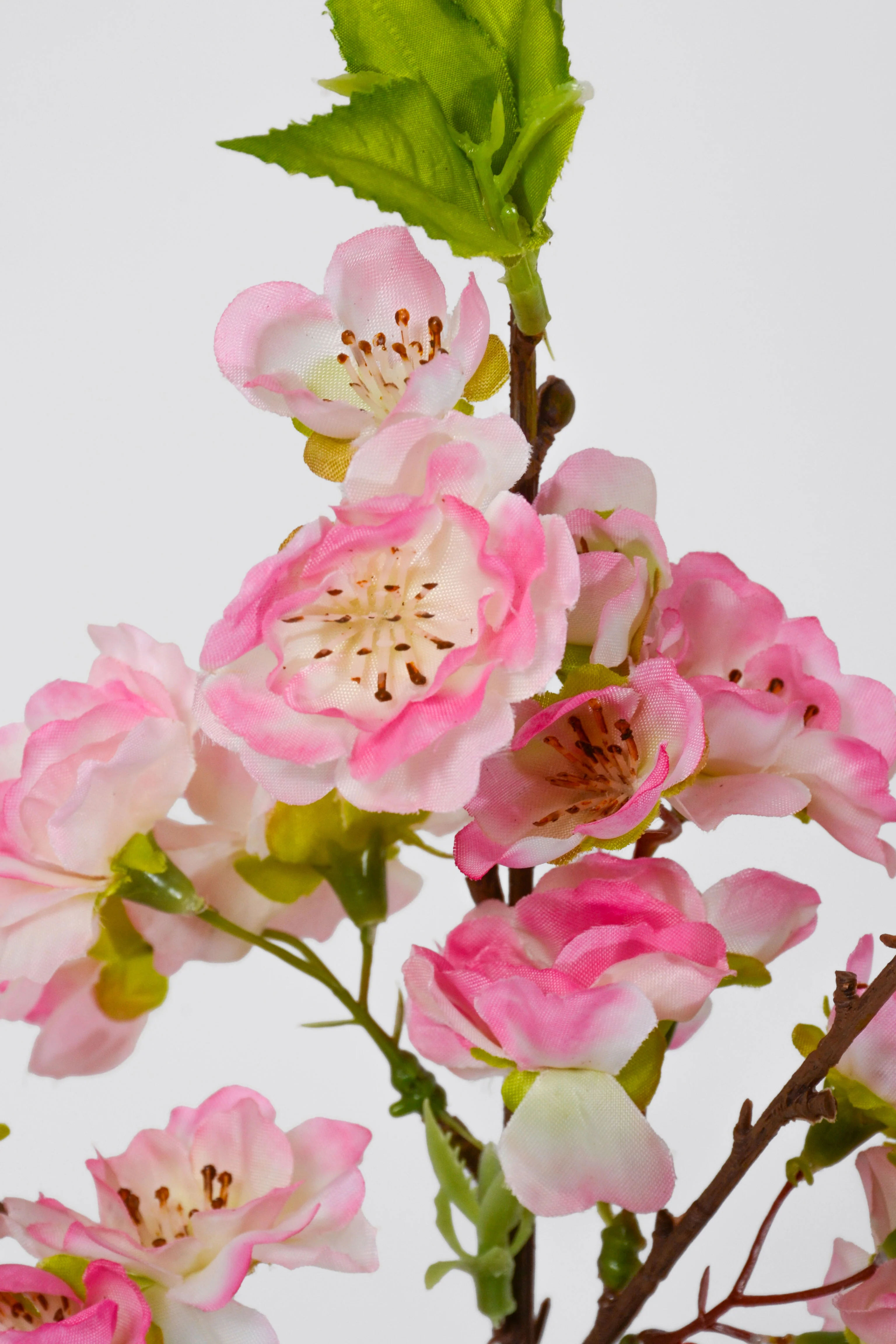 18" Silk Cherry Blossom Pick Pink - Image 2