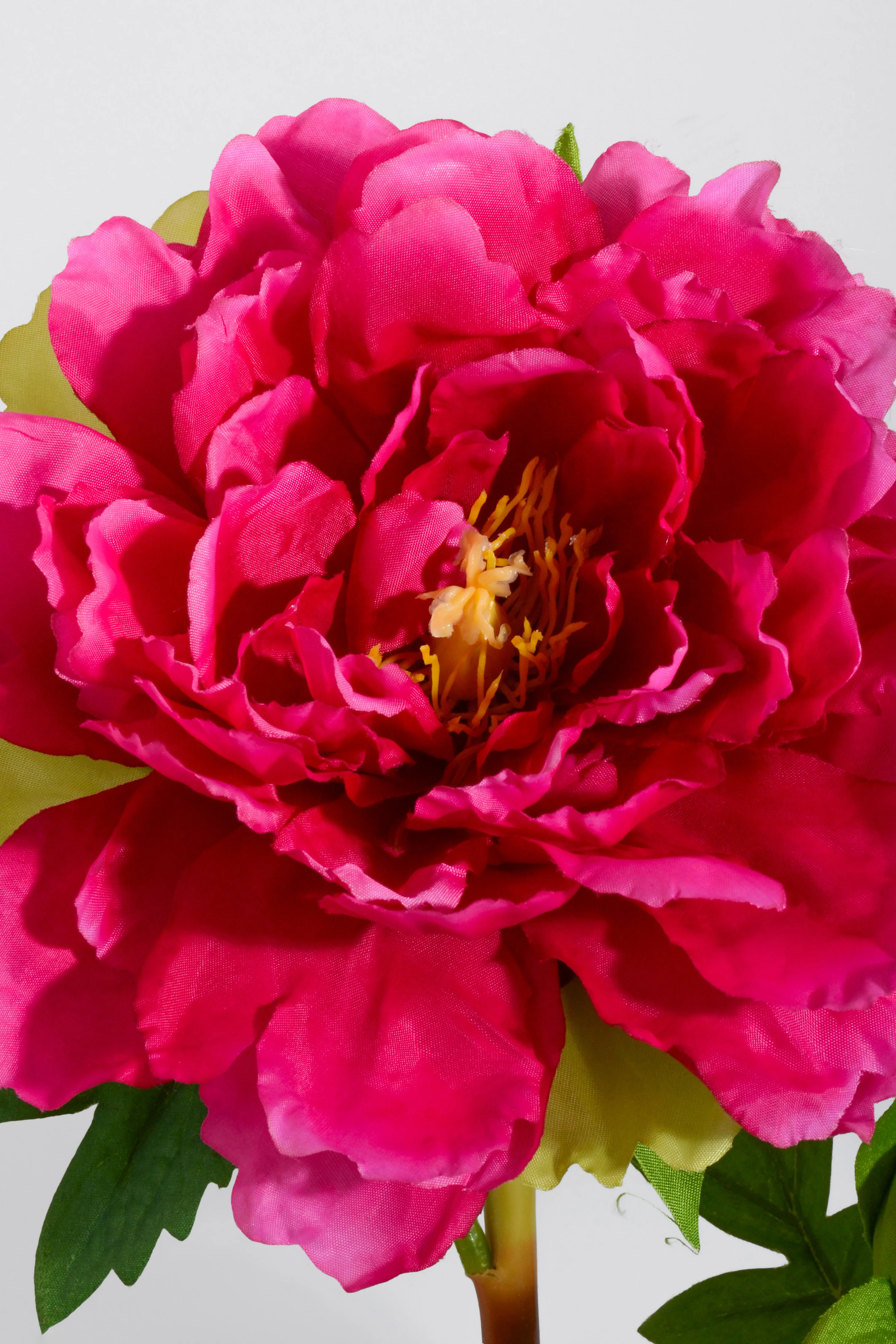 18" Silk Peony Spray Beauty - Image 2