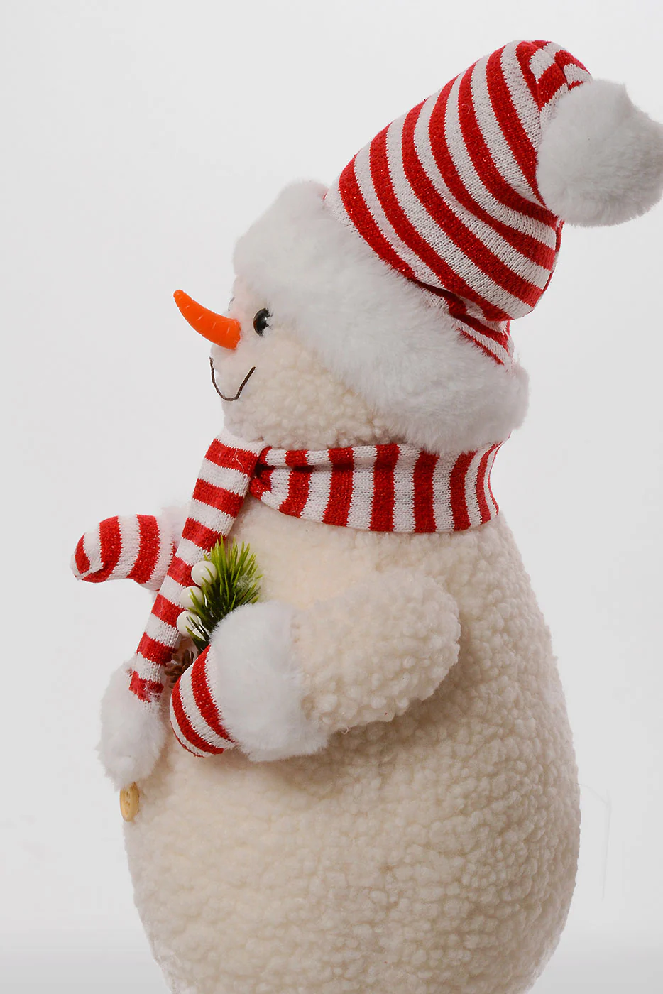 18" X 8.5" Snowman Cream/Red - Image 2