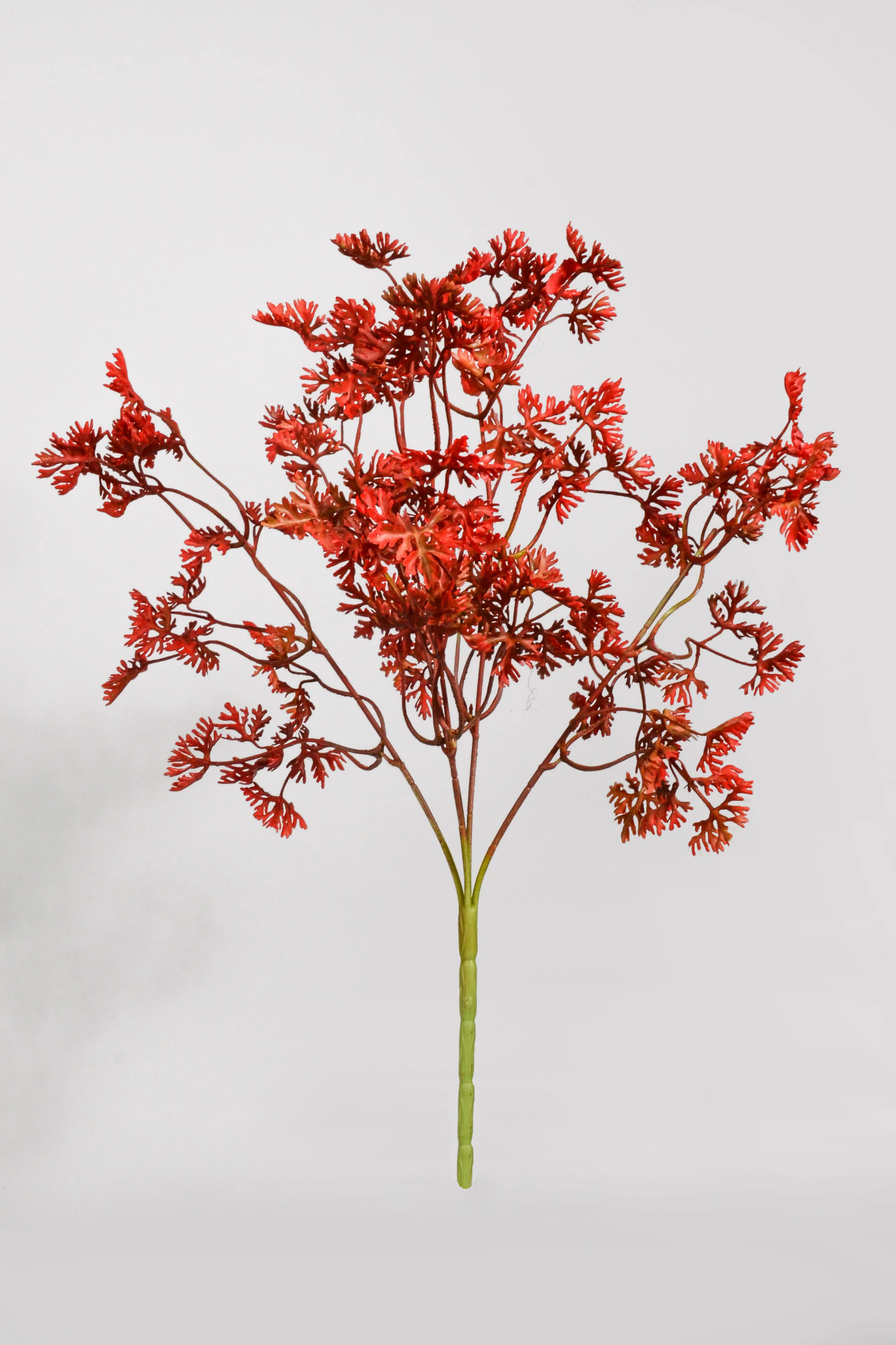 19.5" Artificial French Parsley Bush Red