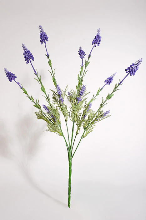 19.5" Artificial Lavender Bush Lavender