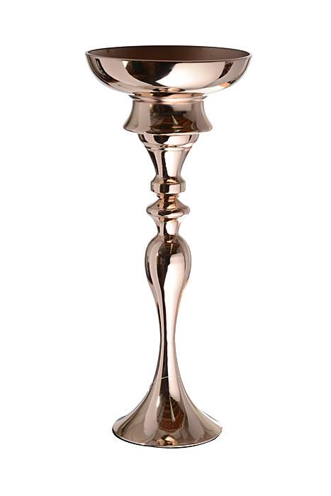 19.50"/23.25"/27.25" Metal Bouquet Stand Gold - Image 2