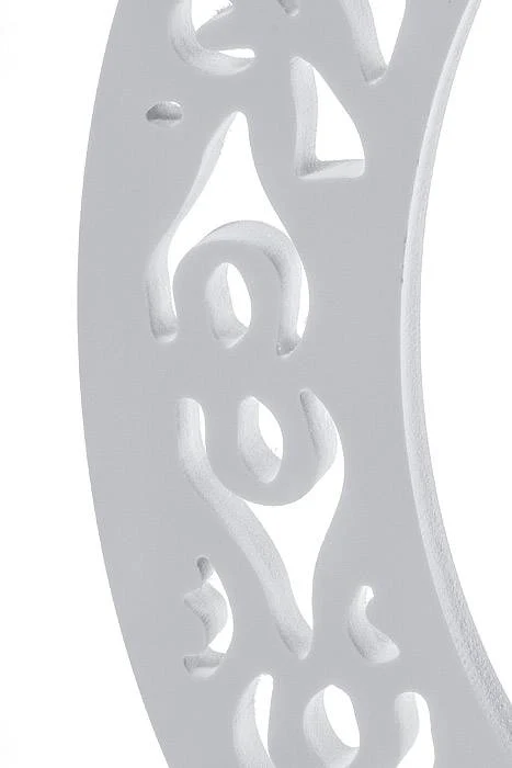 19.75" Carved Letter "c" White - Image 2