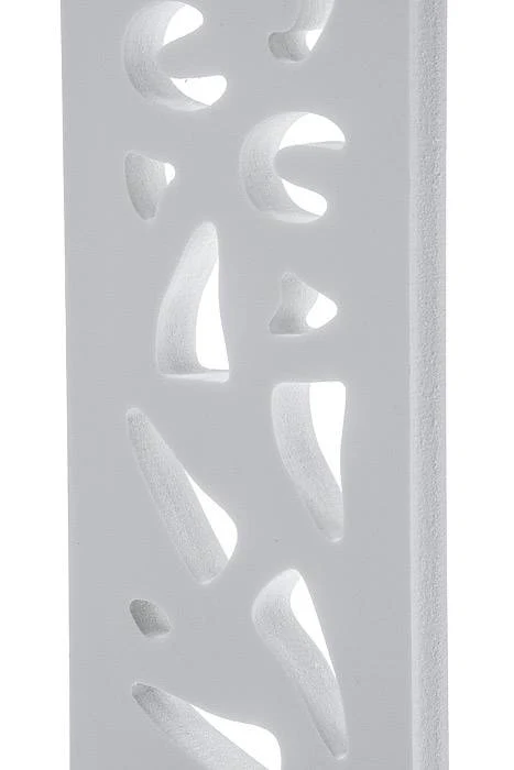 19.75" Carved Letter "j" White - Image 2