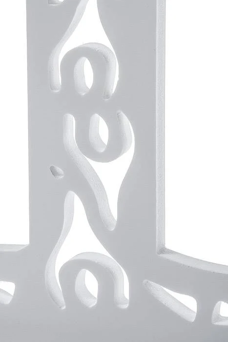 19.75" Carved Letter "l" White - Image 2