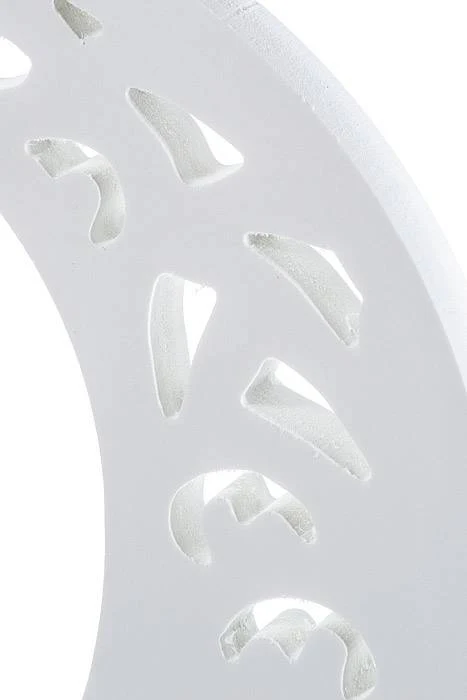 19.75" White Carved Number "3" - Image 2