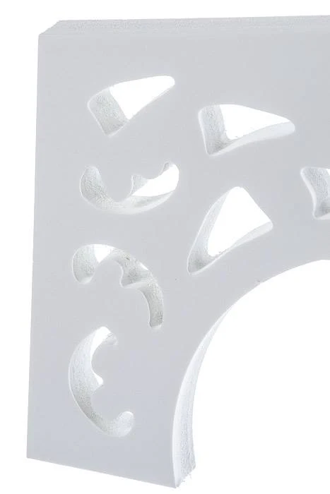 19.75" White Carved Number "7" - Image 2