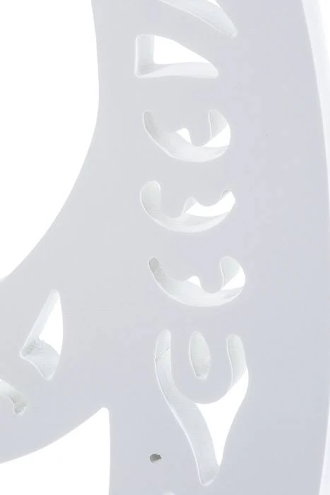 19.75" White Carved Number "9" - Image 2