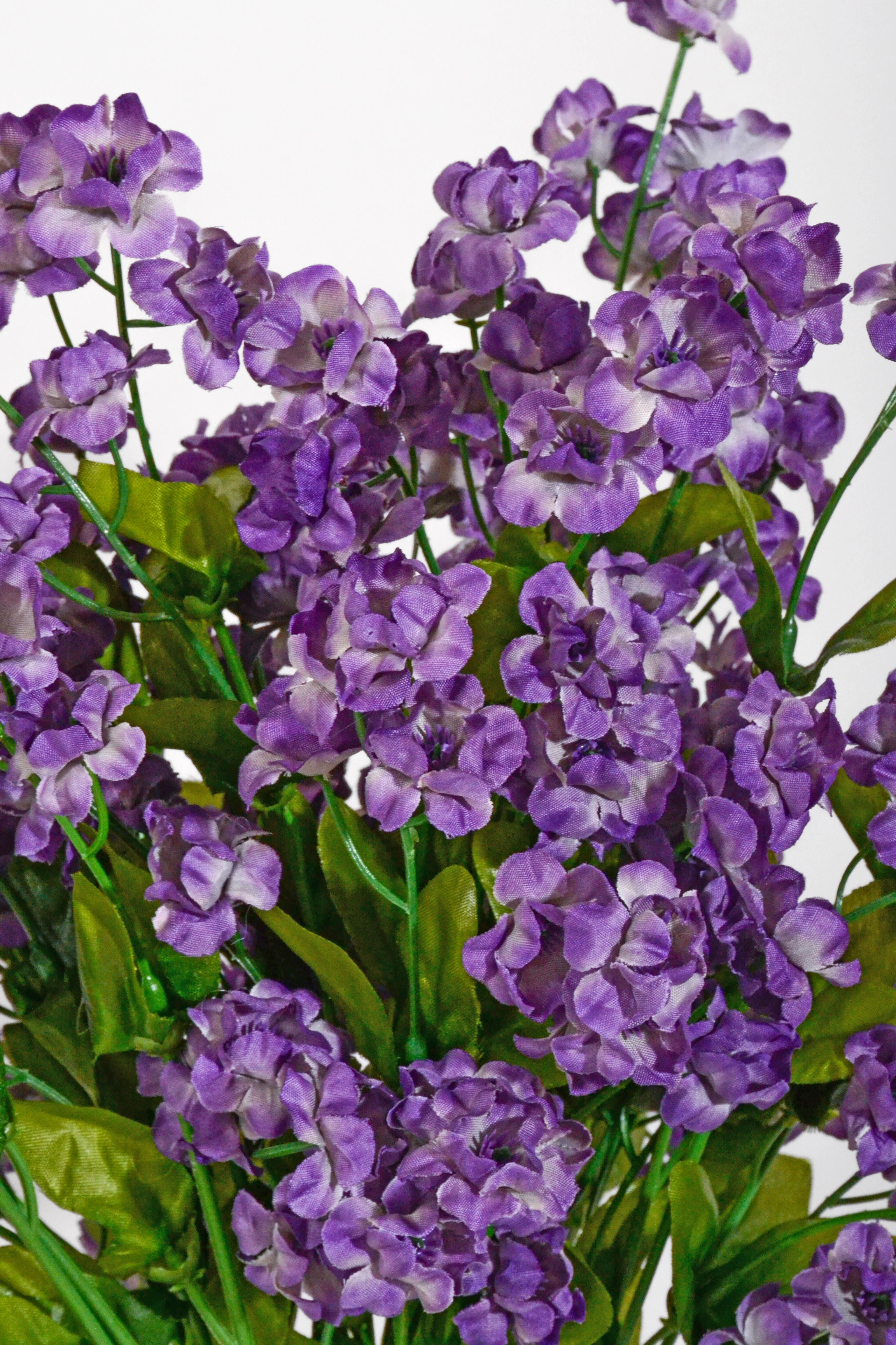 19" Double Baby Breath Spray Purple Pkg/6 - Image 2