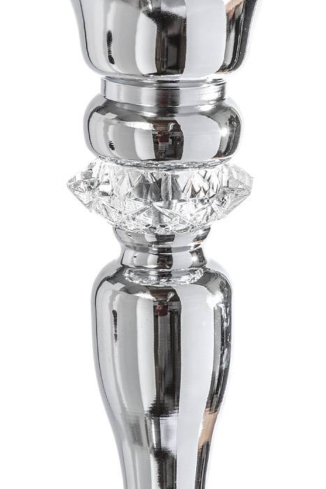 19" Metal Bouquet Stand W/rhinestone Silver - Image 2
