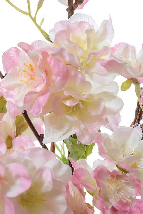 19" Silk Cherry Blossom Spray Pink - Image 2