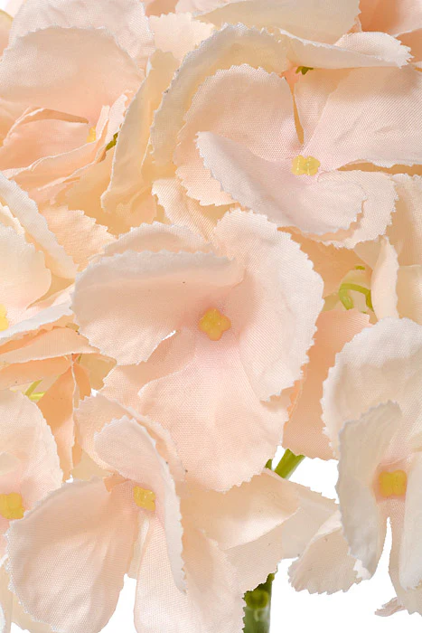 19" Silk Hydrangea Spray (Blush) - Image 2