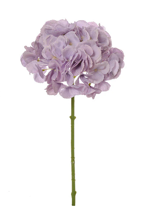 19" Silk Hydrangea Spray Lavender