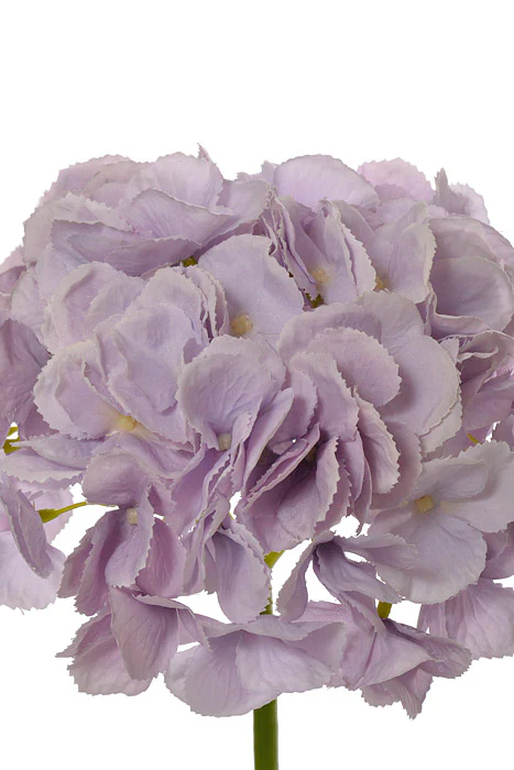 19" Silk Hydrangea Spray Lavender - Image 2
