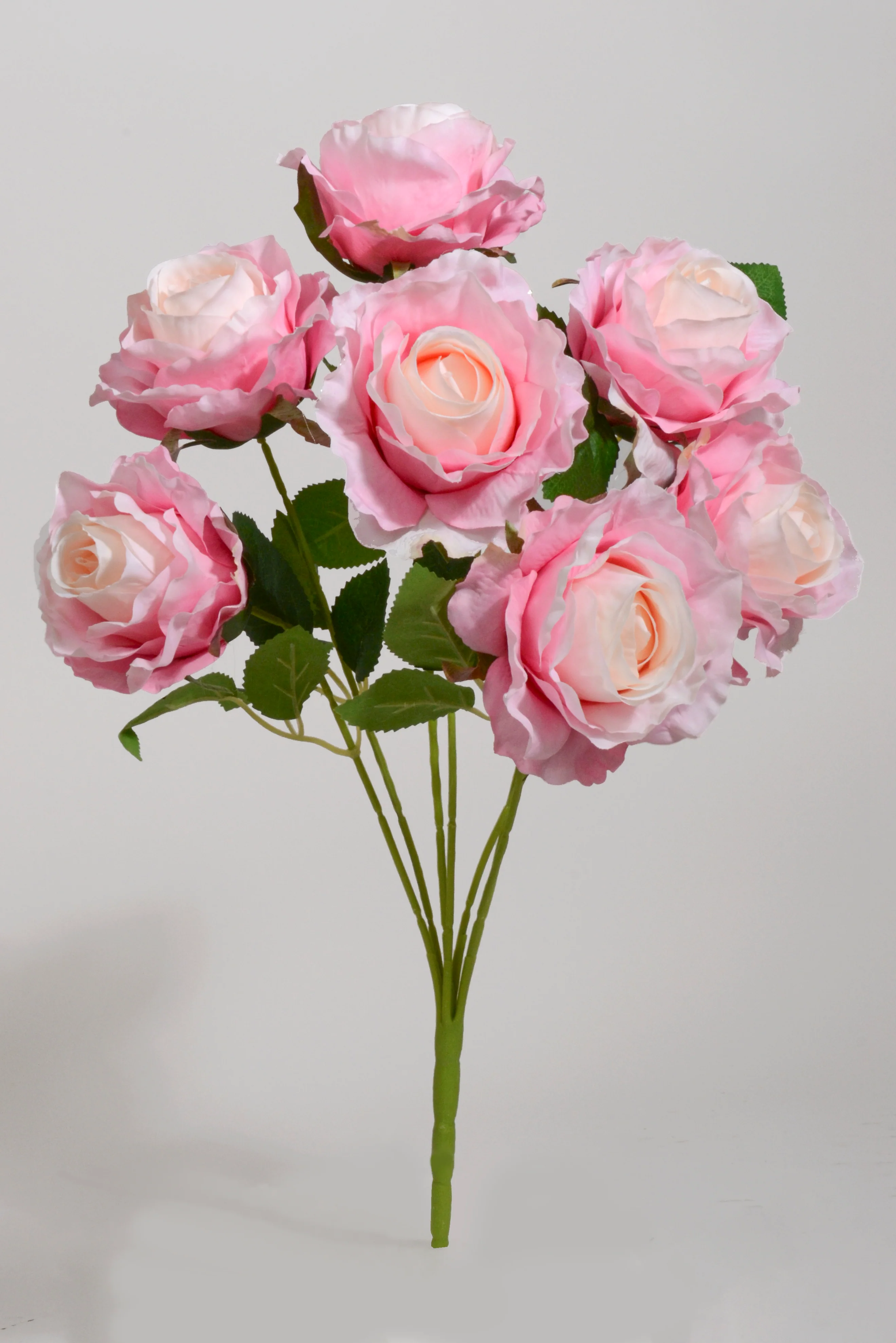 19" Silk Rose Bush Pink