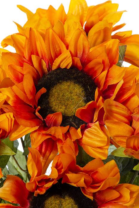 19" Sunflower Bush Orange - Image 2