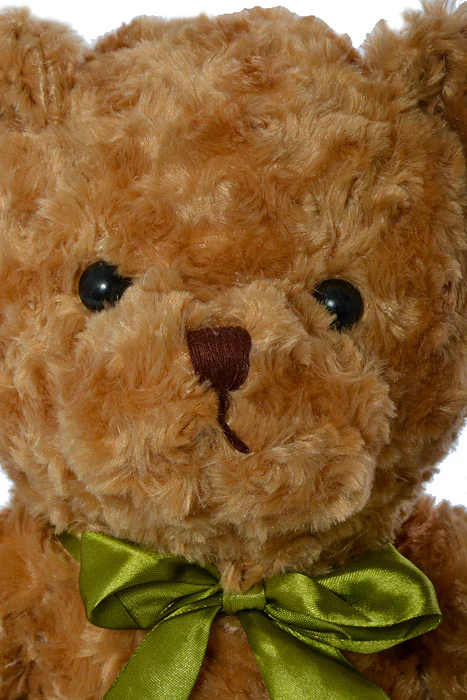 19" Teddy Bear With Bow Brown - Image 2