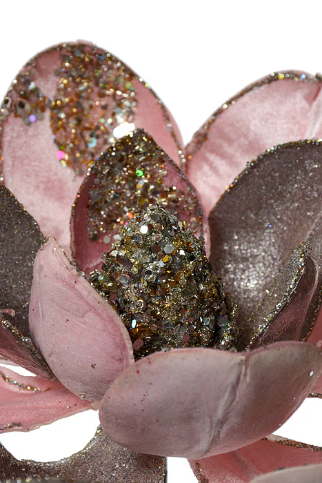 19" x 12" Magnolia Jewel Stem Soft Pink/Platinum - Image 2