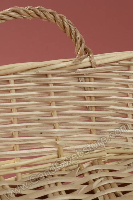 19" X 15" X 5" Rectangular Willow Basket Natural - Image 2