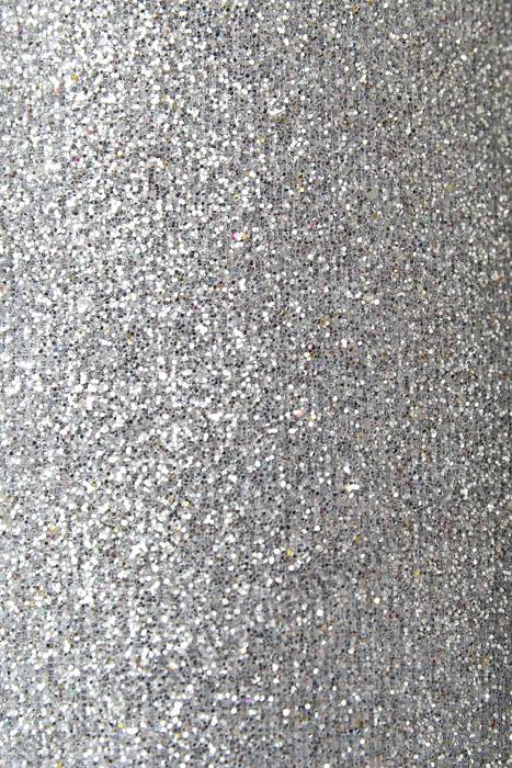 19" X 5yds Glitter Organza Roll Silver - Image 2