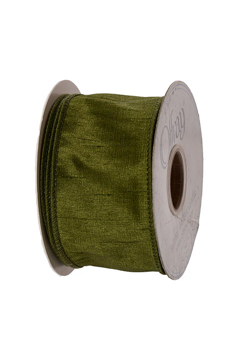 2-1/2" X 10Yds Wired Anisha Ribbon Ivy - Image 2
