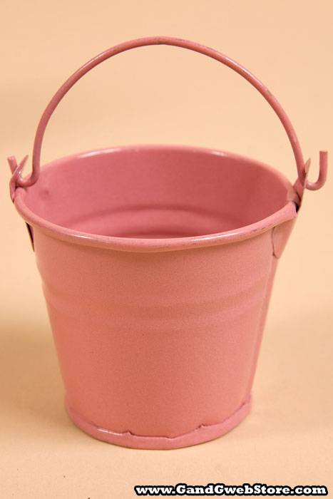 2.25" Favor Bucket Pink Pkg/12 - Image 3
