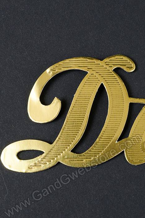 2.25" Large Paper "daughter" Gold Pkg/10 - Image 2