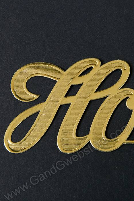 2.25" Large Paper "holy" Gold Pkg/10 - Image 2
