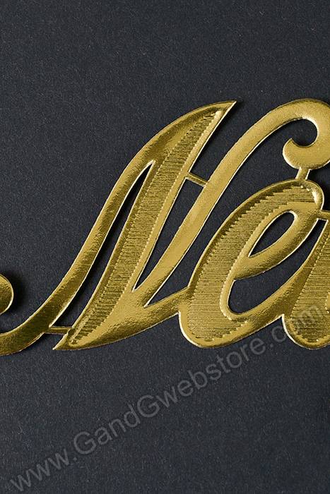 2.25" Large Paper "neighbors" Gold Pkg/10 - Image 2