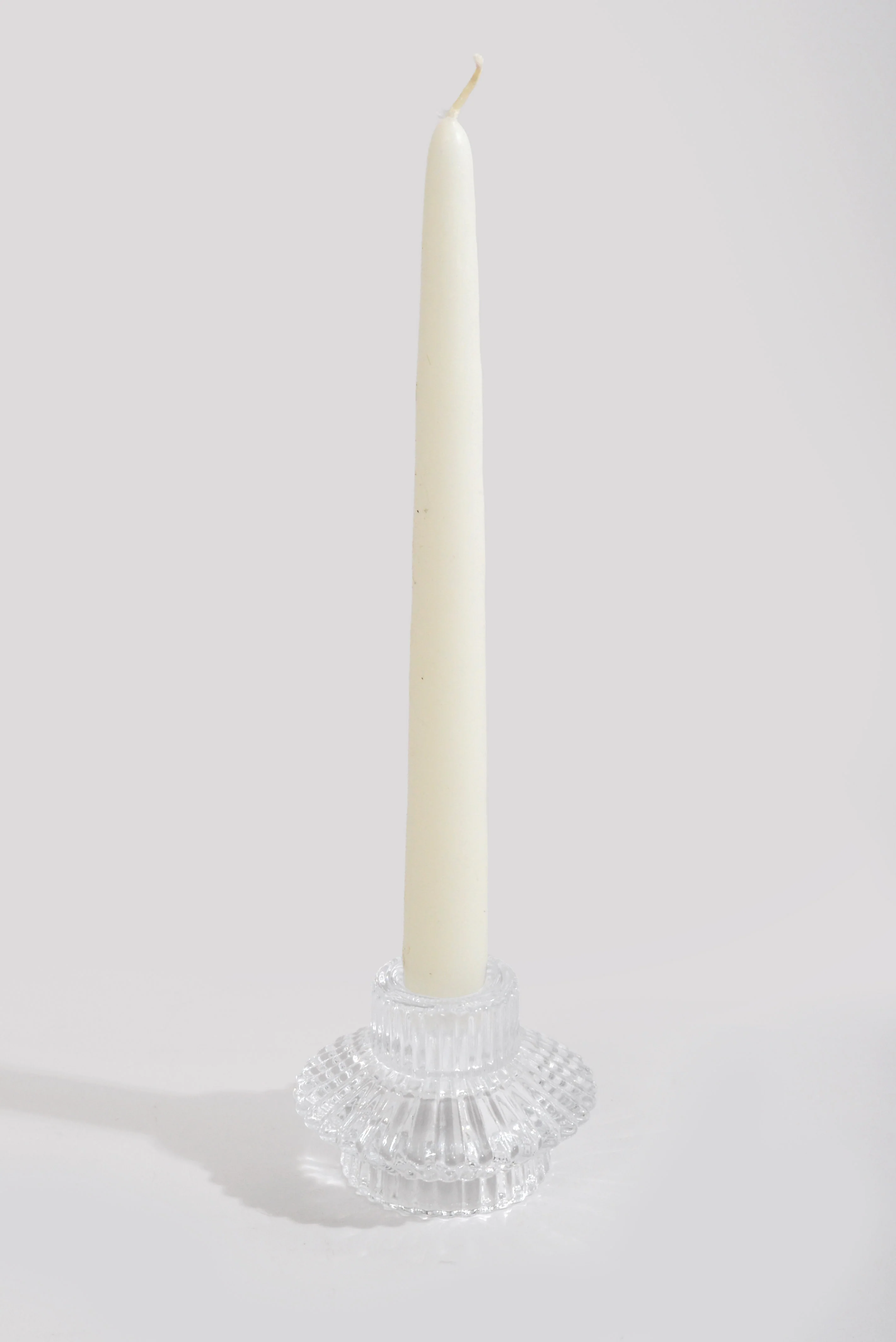 2.25" Reversible Candle Holder Clear - Image 2