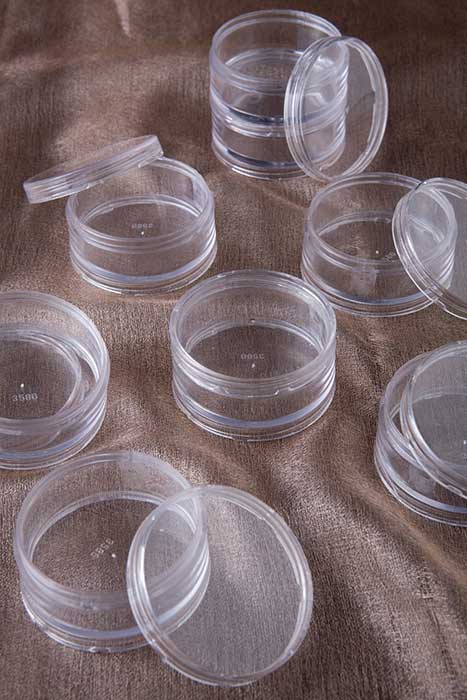 2.25" Round Box Clear Pkg/12 - Image 2