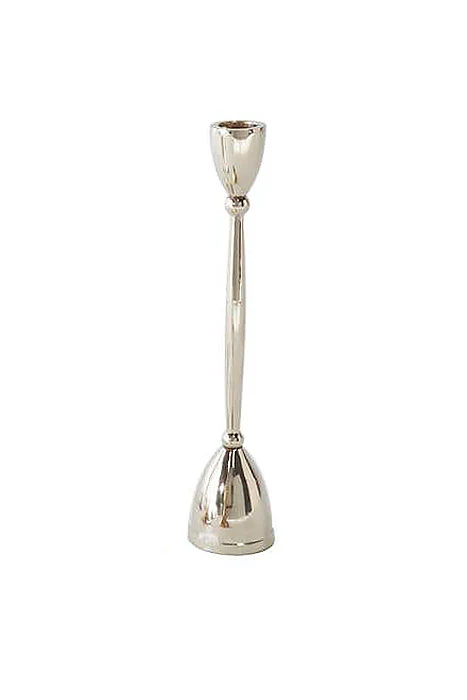 2.25" X 10.25" Antique Candlestick Silver