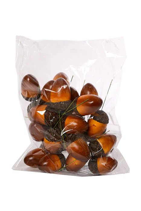 2.5" Artificial Acorn Pick Brown Pkg/30 - Image 3