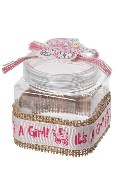 2.5" Plastic Baby Box Pink Pkg/12 - Image 2