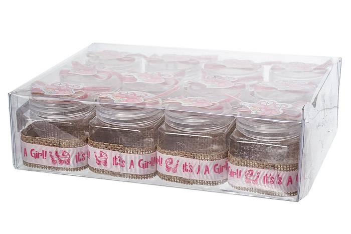 2.5" Plastic Baby Box Pink Pkg/12 - Image 3