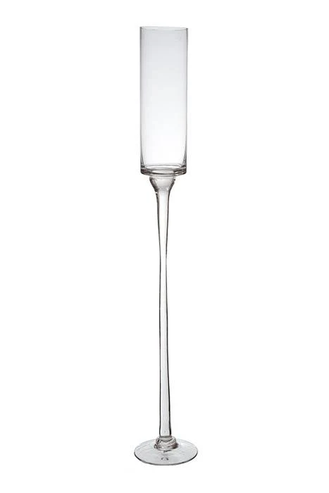 2.5" X 23.5" Stem Glass Clear