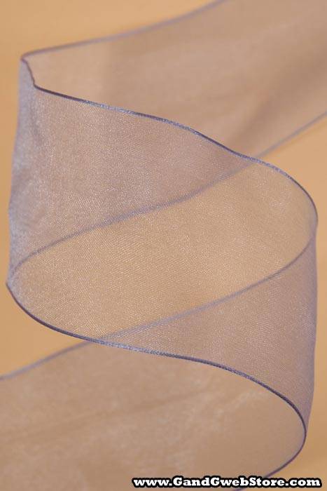2.5" X 25yds Wired Encore Ribbon Lilac - Image 2
