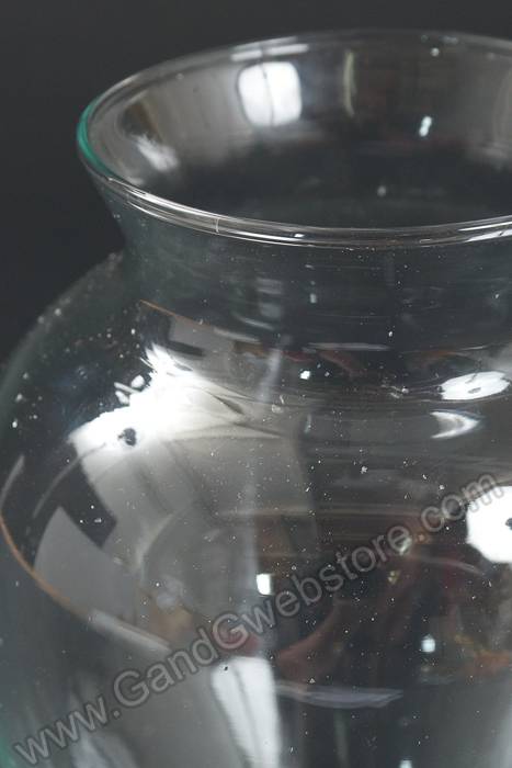 2.5" X 6.5" Ginger Glass Vase Crystal Clear - Image 2
