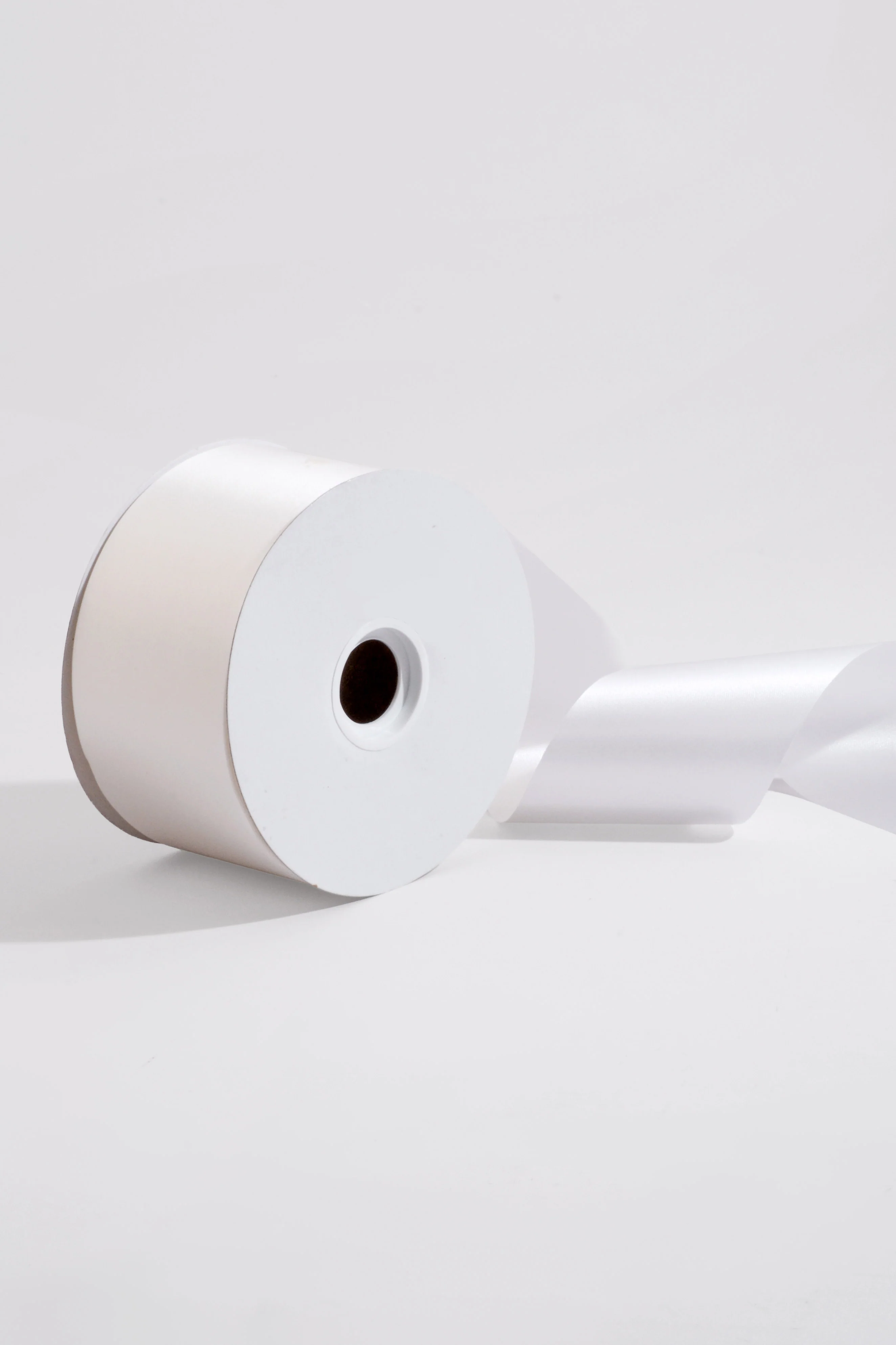 2.75" X 100 Yds Flora Satin Ribbon White