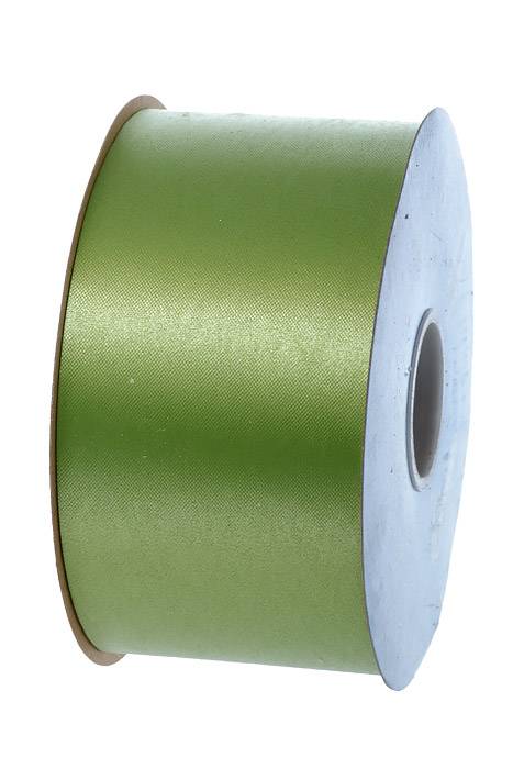 2.75" X 100yds Flora Satin Ribbon Leaf