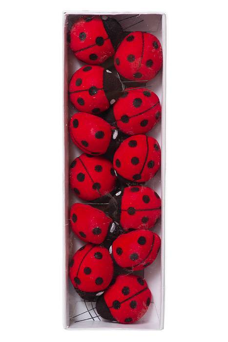 2" Ladybug Assort Red/black Pkg/12 - Image 2