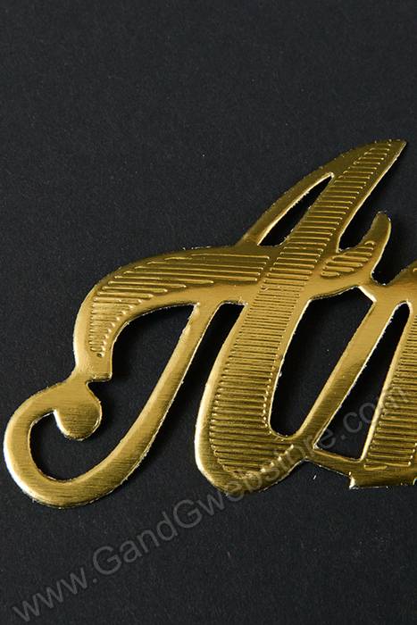 2" Large Paper "and" Gold Pkg/10 - Image 2