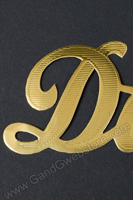 2" Large Paper "dearest" Gold Pkg/10 - Image 2
