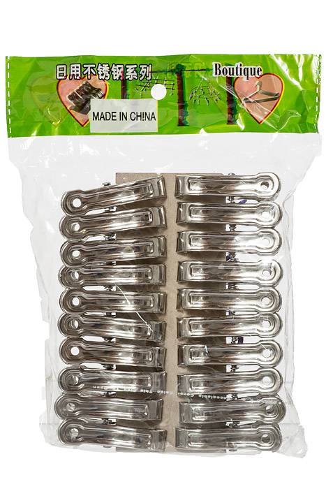 2" Metal Clip Silver Pkg/20 - Image 2