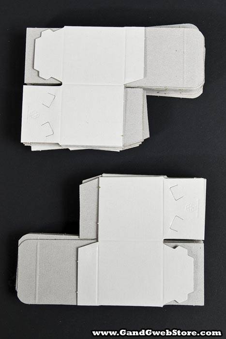 2" X 2" X 2" One Piece Box White Pkg/25 - Image 2