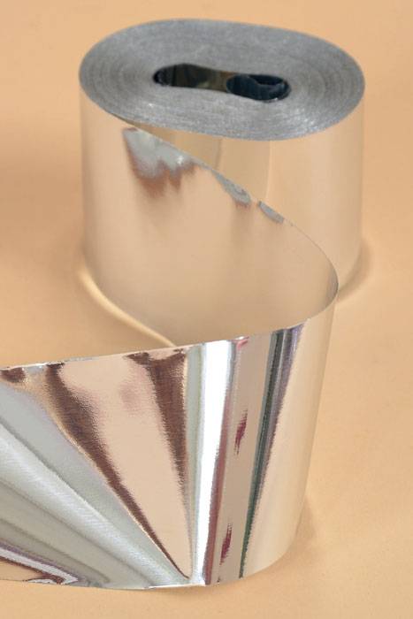 2" X 200ft Gleam'n Streamer Metallic Silver